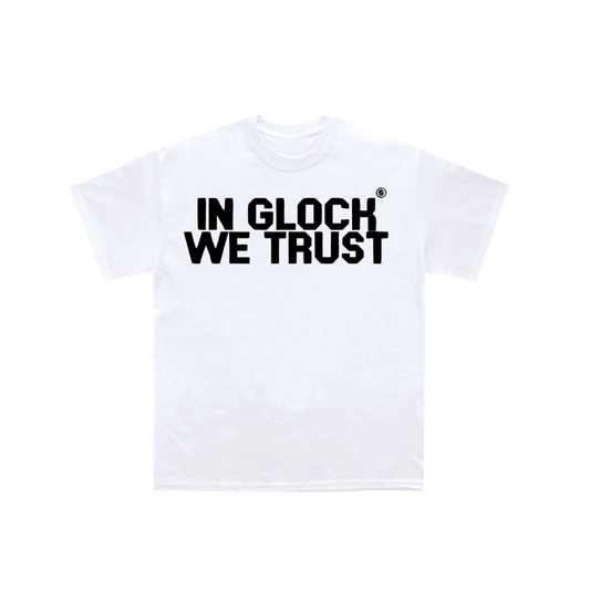 White-Black In Glock We Trust Short-Sleeve T-Shirt